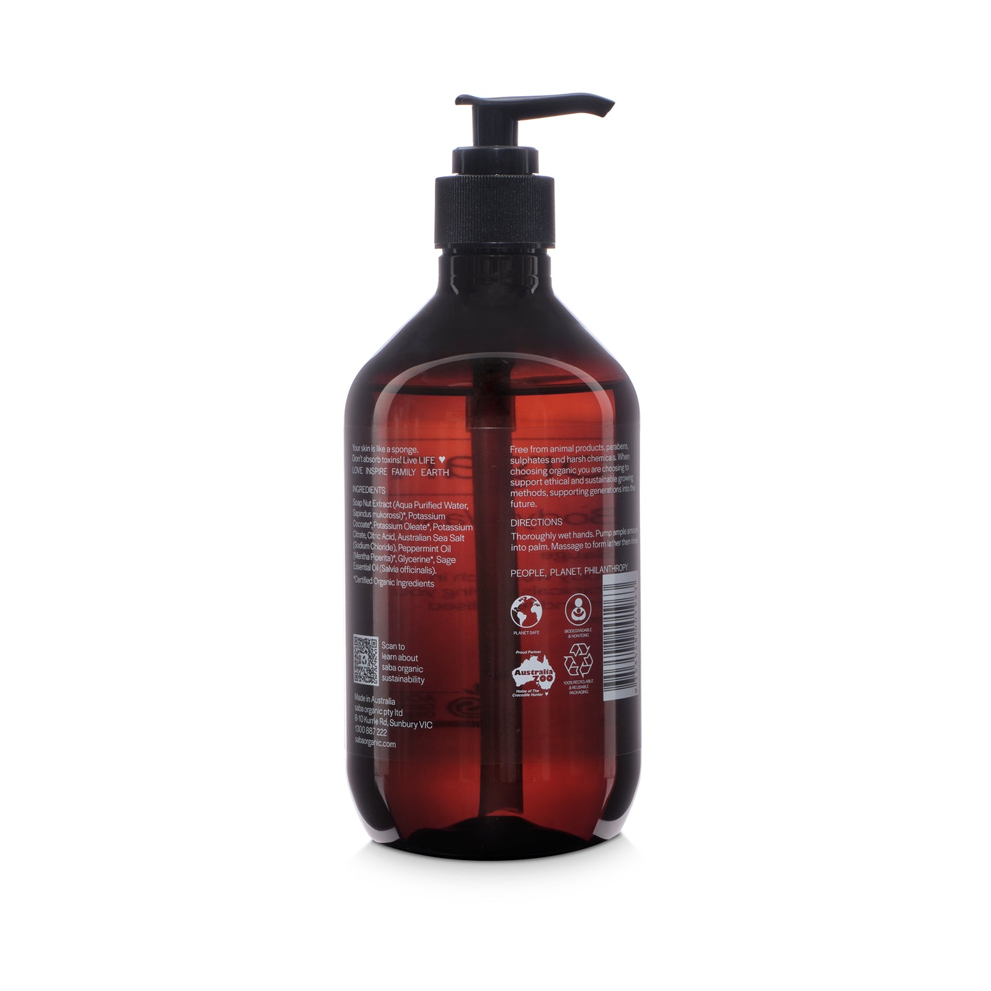 Hand and Body Wash - Peppermint and Sage