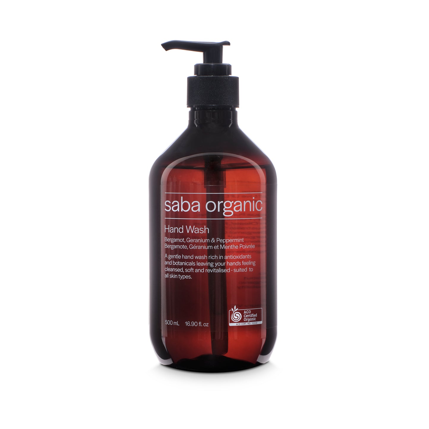 Hand Wash - Bergamot, Geranium & Peppermint