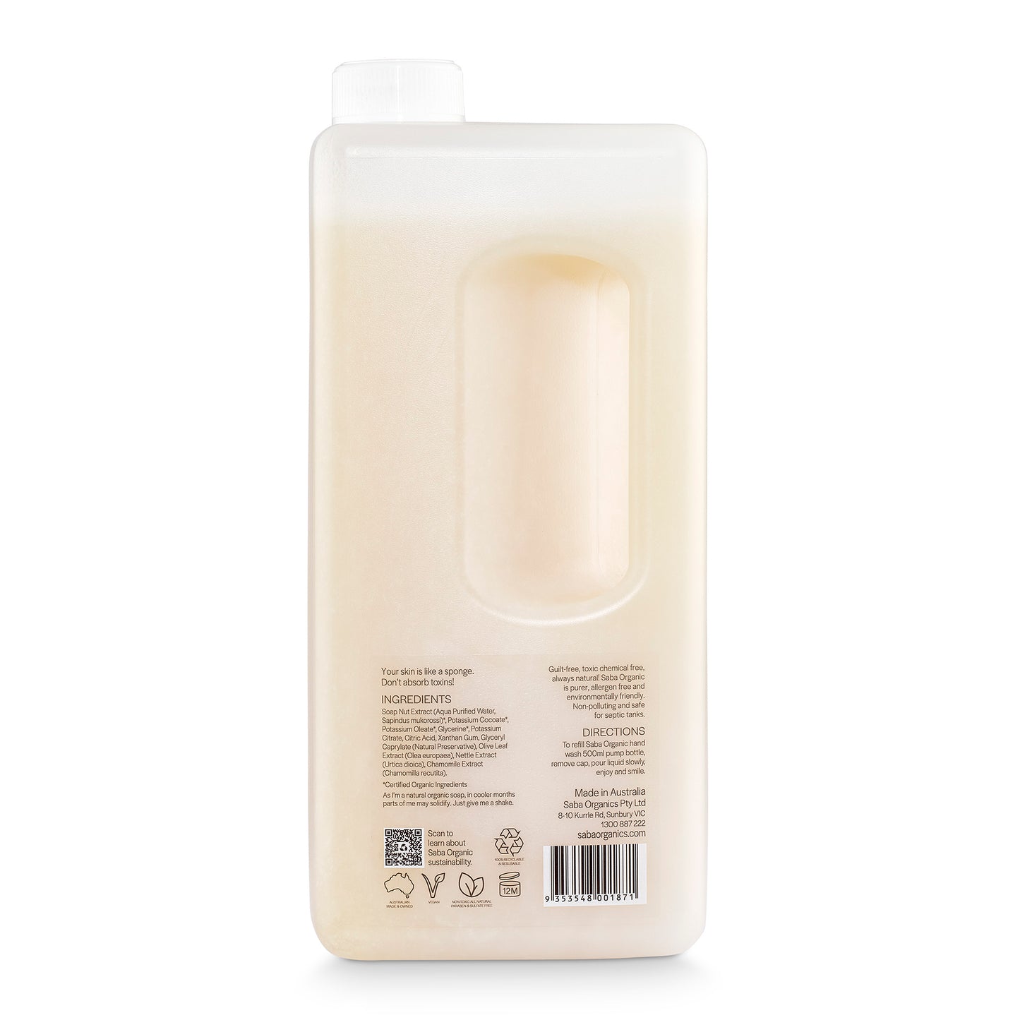 2L Refill Body Wash - Sensitive